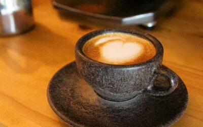 Xícara feita com grãos de café-Kaffeform