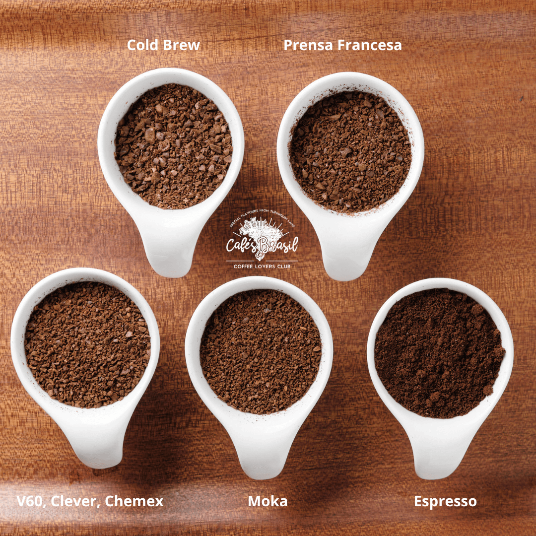 Conheça a moagem ideal para cada método de preparo de café